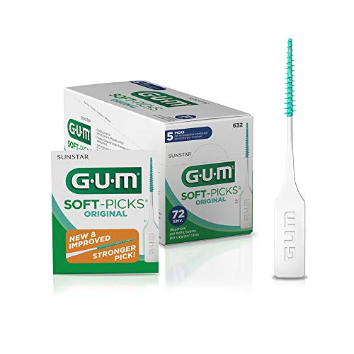 GUM Soft-Picks comfort flex Mint Dental Picks, New Invigorating