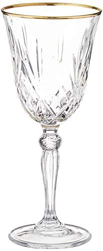 Lorren Home Trends Timeless 6 - Piece 12oz. Lead Crystal Whiskey Glass  Glassware Set