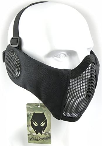 OneTigris 6 Foldable Half Face Mesh Mask Military Style Comfortable  Adjustable Tactical Lower Face Protective Mask