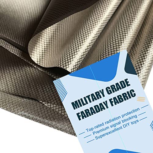 Faraday Fabric EMI RFID Shielding-Block WiFi/RF Anti-Radiation Military  Grade