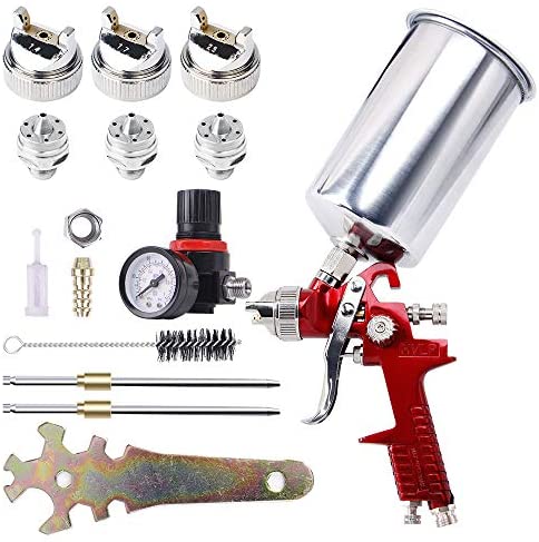  TDAGRO 800W Paint Sprayer 6.5ft Airhose/4 Nozzles/3 Patterns,  Split Design Air Spray Paint Gun, Easy to Clean, Paint Sprayers for Home  Interior and Exterior/Cabinets/Fence/Walls/Ceiling : Tools & Home  Improvement