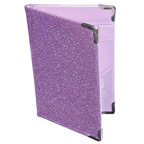 Wholesale Holographic Glitter Purple Server Book Organizer for Waitress