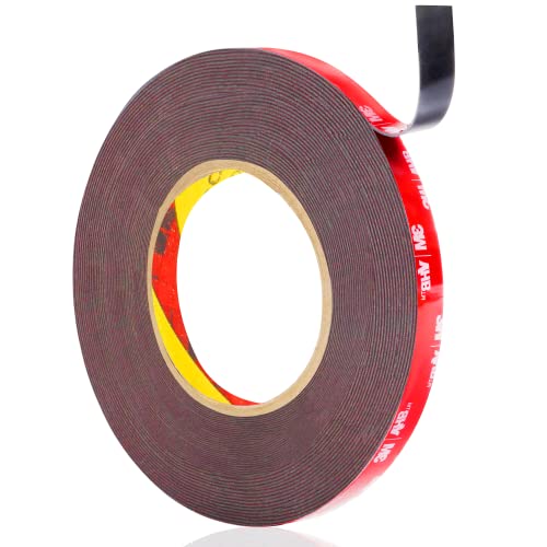 Heavy Duty Double Sided Grip Tape for Walls Clear Waterproof Mounting Double-Sided  Tape Removable Bulk Transparent for Paste Items Household 16.5FT 