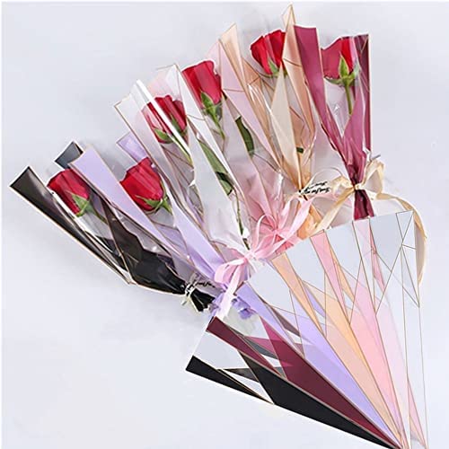 Sabary 100 Pcs Large Flower Wrapping Paper Kraft Paper Flower