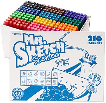 Mr. Sketch Scented Twistable Gel Crayons, Assorted, 12 Pack