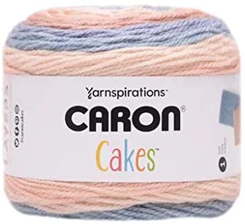  Caron Cake Self Striping Yarn 1 Ball Berries and Cream 7.1  ounces