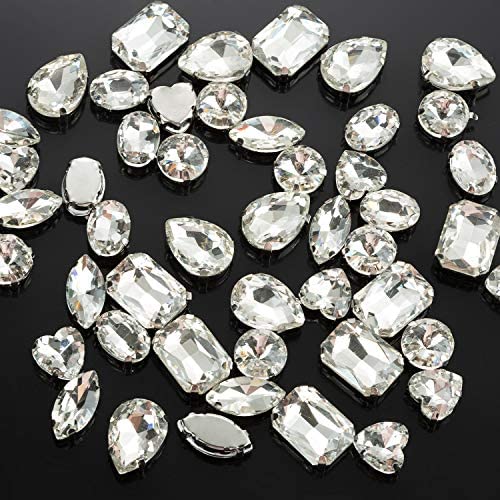 B7000 Rhinestones Clear Glue with Rhinestones for Crafts, 3600Pcs Face Gems  Clear Rhinestones Kit 6 Sizes (1.5-6 mm) with Fabric Glue for Clothes