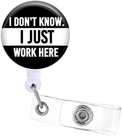 Badge Reels Holder Retractable with ID Clip for Nurse Name Tag Card Funny  Hilarious When was Your Last BM Poop Nursing Doctor Teacher Student Medical