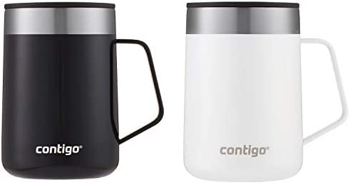 Contigo Couture Snapseal Insulated Stainless Steel 20 Oz. Travel Mug With  Grip, Travel Mugs, Sports & Outdoors