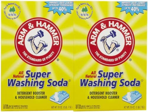  Harris Washing Soda, Sodium Carbonate, Laundry Booster and  Multipurpose Cleaner, 10lb : Health & Household