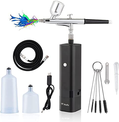 Cordless Airbrush Kit Rechargeable Airbrush Compressor 20 27PCI