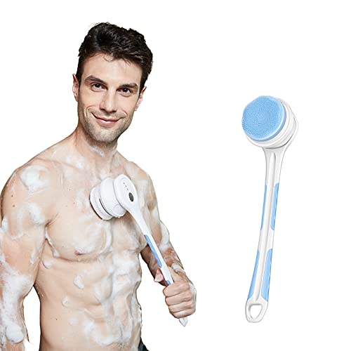 Buy Wholesale China Soft Silicone Spinning Skin Brush Electric Bath Brush  Body Scrubber Shower Brush With Long Handle & Electric Body Brush at USD  5.2