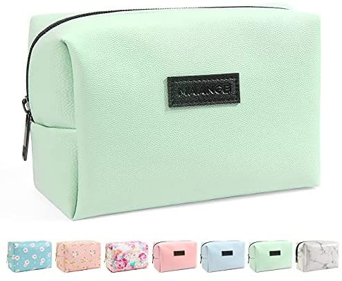 Katadem Travel Makeup Bag,Large Opening Makeup Bag,Portable Makeup Bag  Opens Flat for Easy Access, Toiletry Bag,PU Leather Makeup Bag,Large  Cosmetic