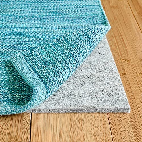 Non Slip Rug Pad Grippers - 3x5, 1/8 Thick, (Felt + Rubber) Double Layers  Area Carpet Mat Tap, Provides Protection and Cushioning for Hardwood or