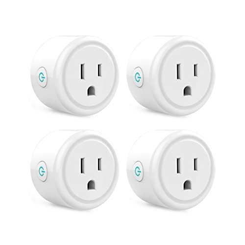 Alexa Smart Plugs - Aoycocr Mini WIFI Smart Socket Switch Works With Alexa  Echo Google Home, Remote Control Smart Outlet with Timer Function, No Hub  Required, ETL/FCC Listed 4 Pack Only 2.4GHz