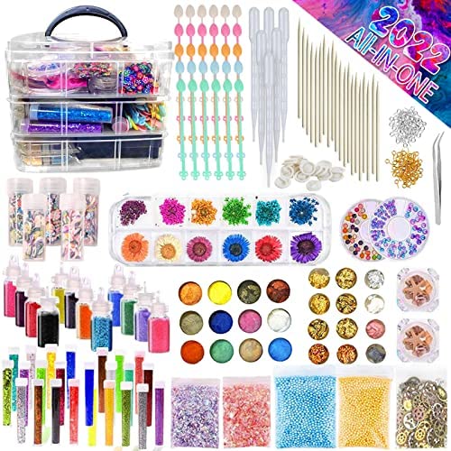Resin Decoration Accessories Kit, Resin Jewelry Making Supplies