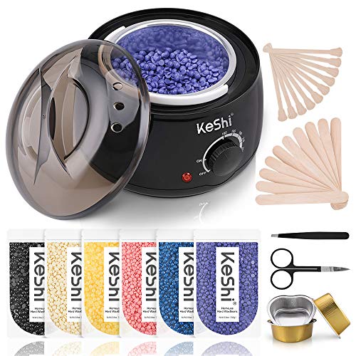  Waxing kit for women - Yovanpur Mini Waxing Kit Wax Warmer for  Hair Removal, Portable Hard Wax Kit with 14oz Hard Wax Beads, Brazilian  Bikini Wax Kit for Face Armpit