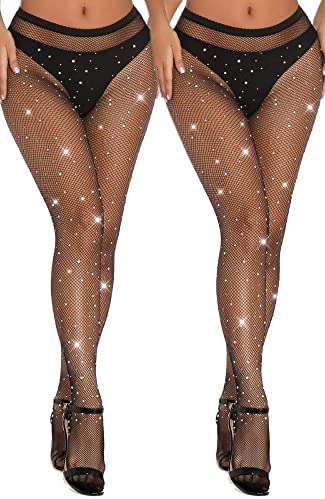 VERO MONTE 4 Styles WomenFishnet Tights Patterned Fishnets Stockings Small  Hole