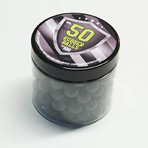 100x Rubber Steel Balls Paintballs Training Shooting Reballs 50 Cal HDR RAM T4E 