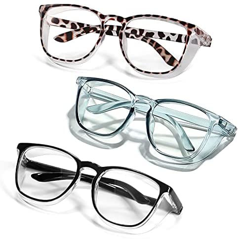 OXG 6 Pack Tinted Safety Glasses for Men Women, UV