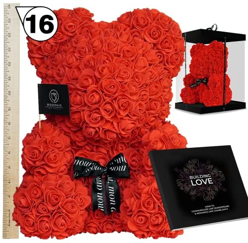 artificial rose bear wholesale