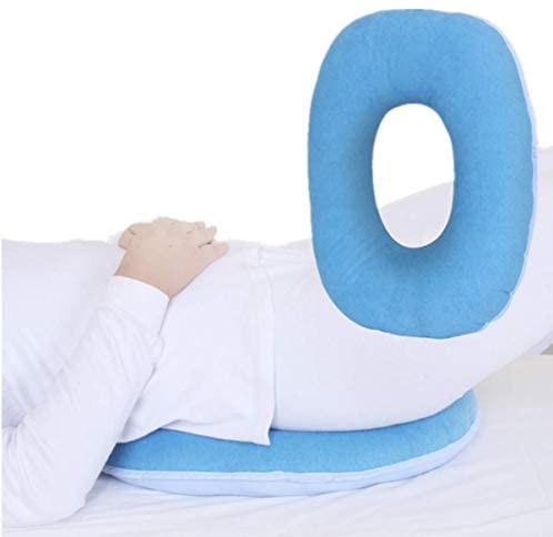 Waffle Cushion for Pressure Sores -Scheam Blue Bed Sore Cushions for Butt  for Elderly - Pressure Sore Cushions for Sitting in Recliner - Bed Sores