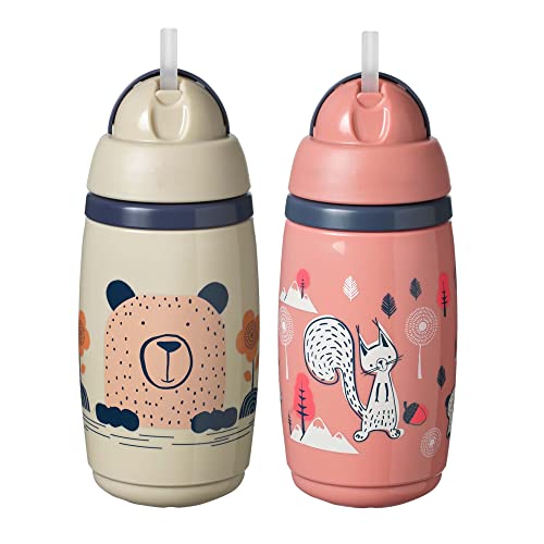 Tommee Tippee Insulated Sippee Toddler Sippy Cup, Spill-Proof, 2 Count  $7.99 (Retail $14.99)