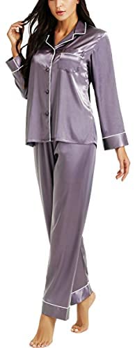 Emtrai Lers, Satin Silk Women Pajamas for Couples Spring Summer Loose Pajama  Sets Luxury Jacquard Pijama Soft Skin-friend… in 2023