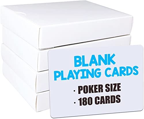 Apostrophe Games Blank Playing Cards (Poker Size & Matte Finish