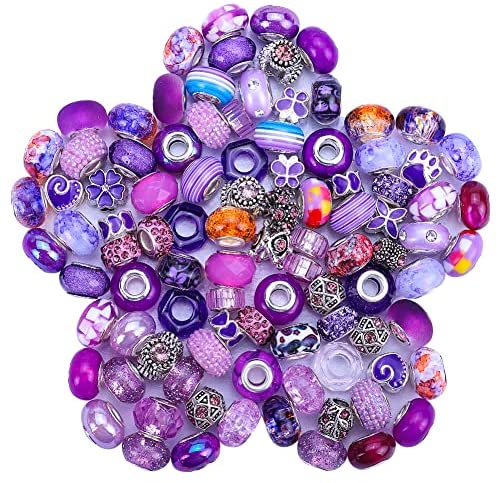 Weebee Murano Glass Beads Large Hole Beads European Lampwork