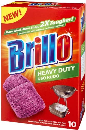 Brillo Steel Wool Soap Pads 794628302188 Original Scent (Red), 30-Count  Jumbo Pack