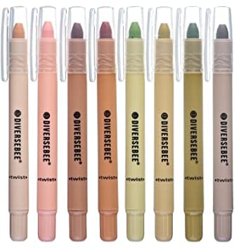 Mr. Pen- Aesthetic Highlighters, 8 Pcs, Chisel Tip, Candy Colors, No Bleed Bible Highlighter Pastel