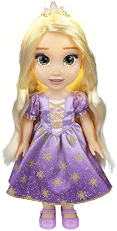 Disney Princess Lil Friends Rapunzel & Pascal 14-inch Plushie Doll, Officially Licensed Kids Toys for Ages 3 Up by Just Play