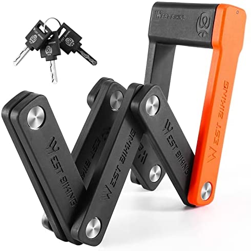 Fortitude Folding Bike Lock with Carrier - 5mm