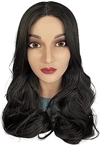 Yuewen Kathy Female Face Mask Realistic Silicone Head Mask for