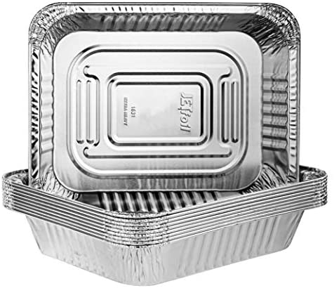 Aluminum Pans (8.5x11) Disposable Foil Pans [25 Sets] Multipurpose Golden  Aluminum Pans with lids - Great for Cooking, Baking, Storing, Warming