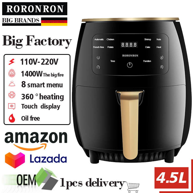 Electric Air Fryer Large Capacity Household Smart Intelligent Air