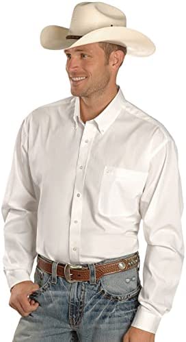 Cinch Men's Classic Fit Long Sleeve Button One Open Pocket Solid