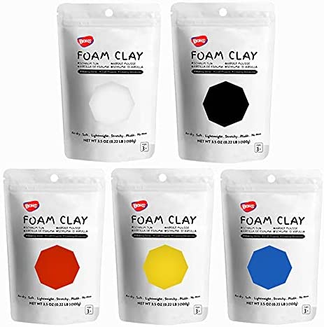 Color Swell Creative Clay Bulk Pack - 80 Packs of 1oz Air-Drying Clay for Kids, Adults, Classrooms