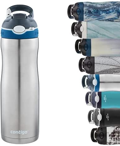  Contigo Fit Autoseal Water Bottle, 32 oz, Surge : Sports &  Outdoors