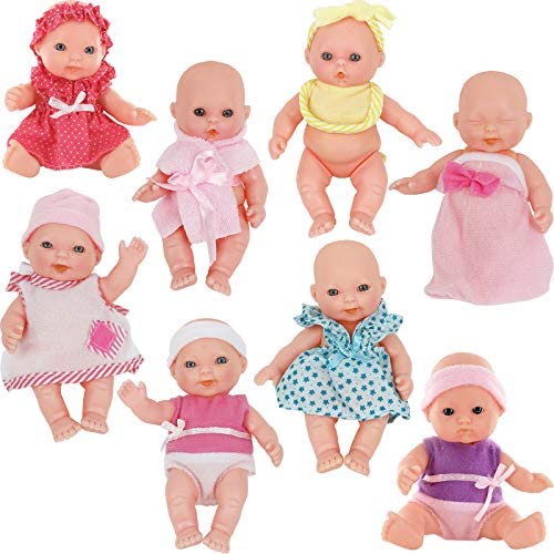  4Pcs Baby Doll Diapers Doll Underwear and 2Pcs Doll