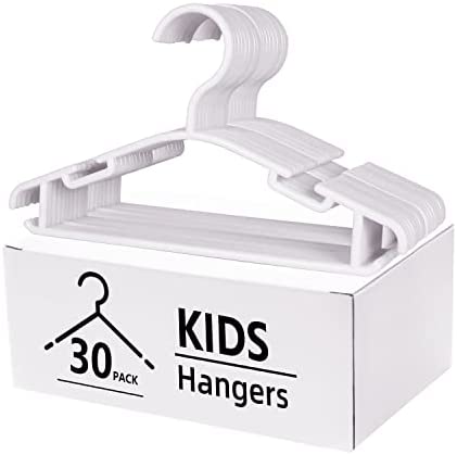 GoodtoU Kids Hangers Childrens Clothes Hanger Kid Hangers Bulk Black Kids  Hangers 100 Pack