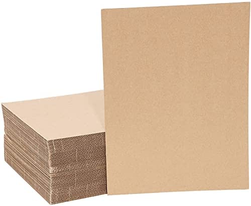 10 EcoSwift 8.5x11 Chipboard Cardboard Craft Scrapbook Material  Scrapbooking Packaging Sheets Shipping Pads Inserts 8 1/2 inch x 11 inch  Chip Board