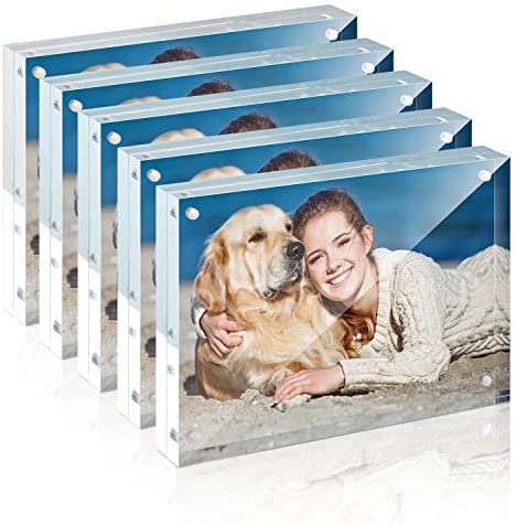 Double Sided Standing Picture Frames, 4x6 Plastic Picture Frame Bulk, Two  Sid
