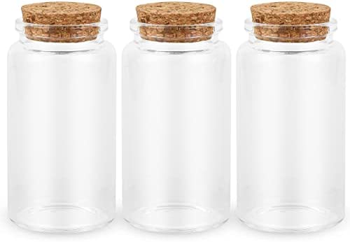 OAMCEG 39 PCS Glass Jars with Cork Lids 3.4oz Small Yogurt Jars Mini Candle  Jars Little Pudding Jars Glass Favor Jars Mason Jars, Glass Containers