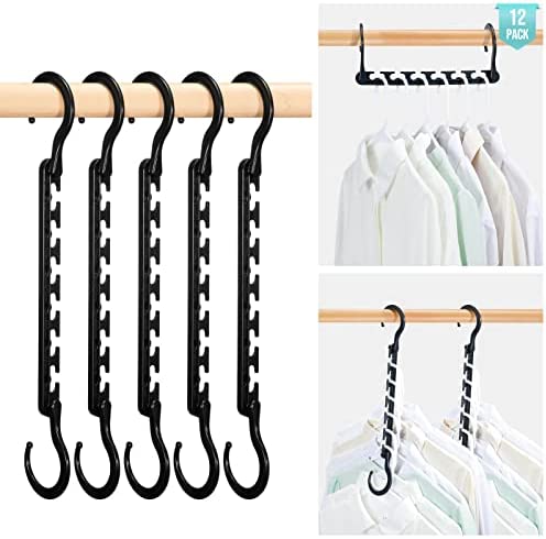 YiSeyruo yiseyruo clothes hanger space saver: 2 pack 5 in 1