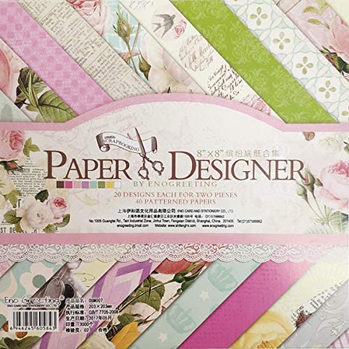 Wholesale Gnognauq 40Pcs MultiColored Designer Paper Decorative Craft Paper for Creative