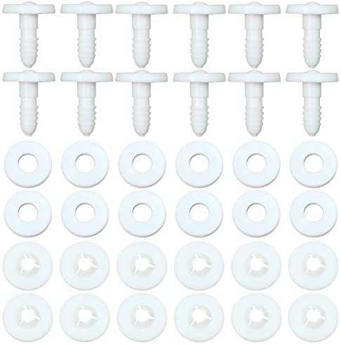 Doll Joints for Amigurumi Crochet 25mm 20 Set - RuWfpz Animal Toy Doll  Safety Joints for Head Arms Legs, Creamy-White Plastic Joints for Stuffed