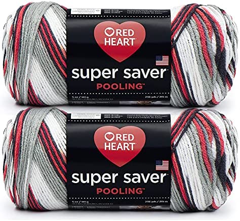 C&C Red Heart Super Saver Yarn 5oz Zebra