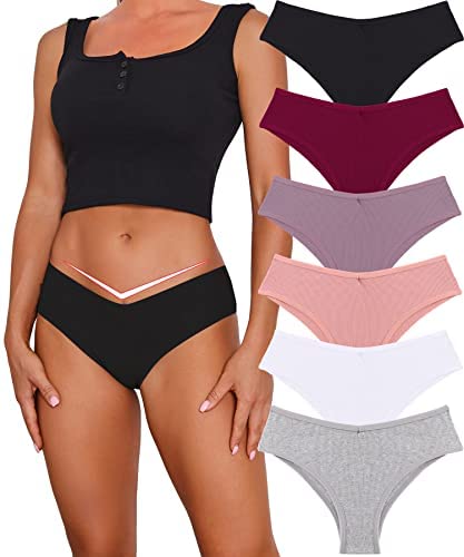 Wealurre Cotton Bikini Women's Breathable Panties Seamless Comfort Underwear